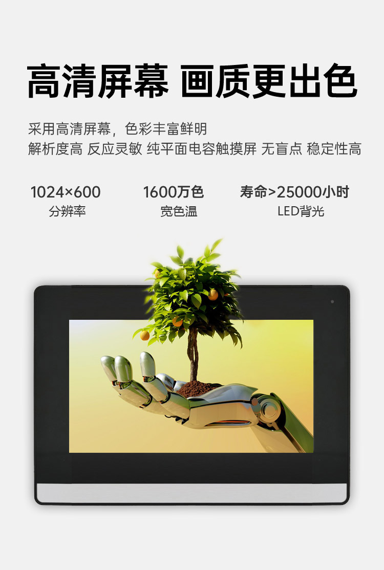 7寸 Android/安卓 工業(yè)平板電腦 智能嵌入式工控觸摸屏一體機 WAR-070C(R)SSHO_09.jpg